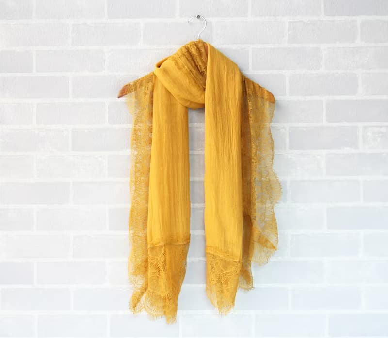 unni蕾絲長絲巾 遮遮曬 擋風 披肩 scarf 圍巾 保暖 保暖 絲巾圍