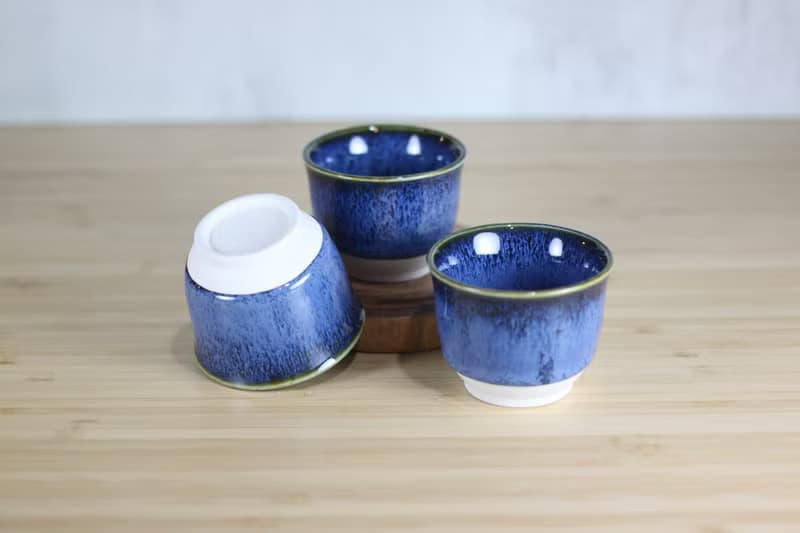 【送禮好物】70ml 湛海 天目釉 日式手工小茶杯 名家葉敏祥作