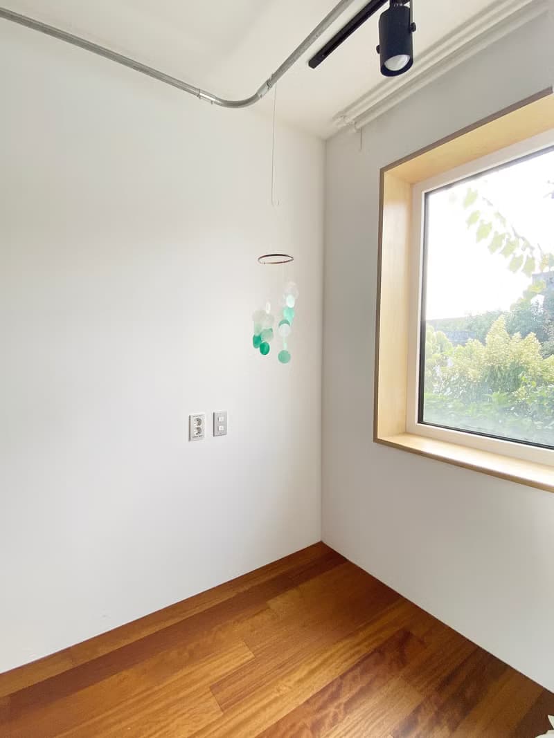 DIY-KIT | Italian Xylophone_Green Circle | Shell Wind Chime Mobile | #0-329