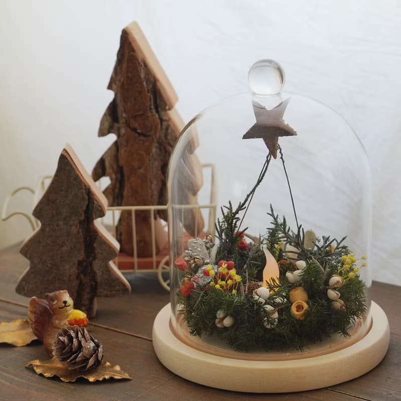 【聖誕禮物】LED燈飾花圈