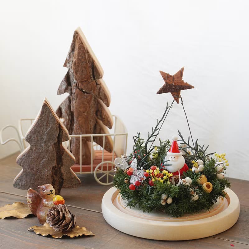 【聖誕禮物】LED燈飾花圈