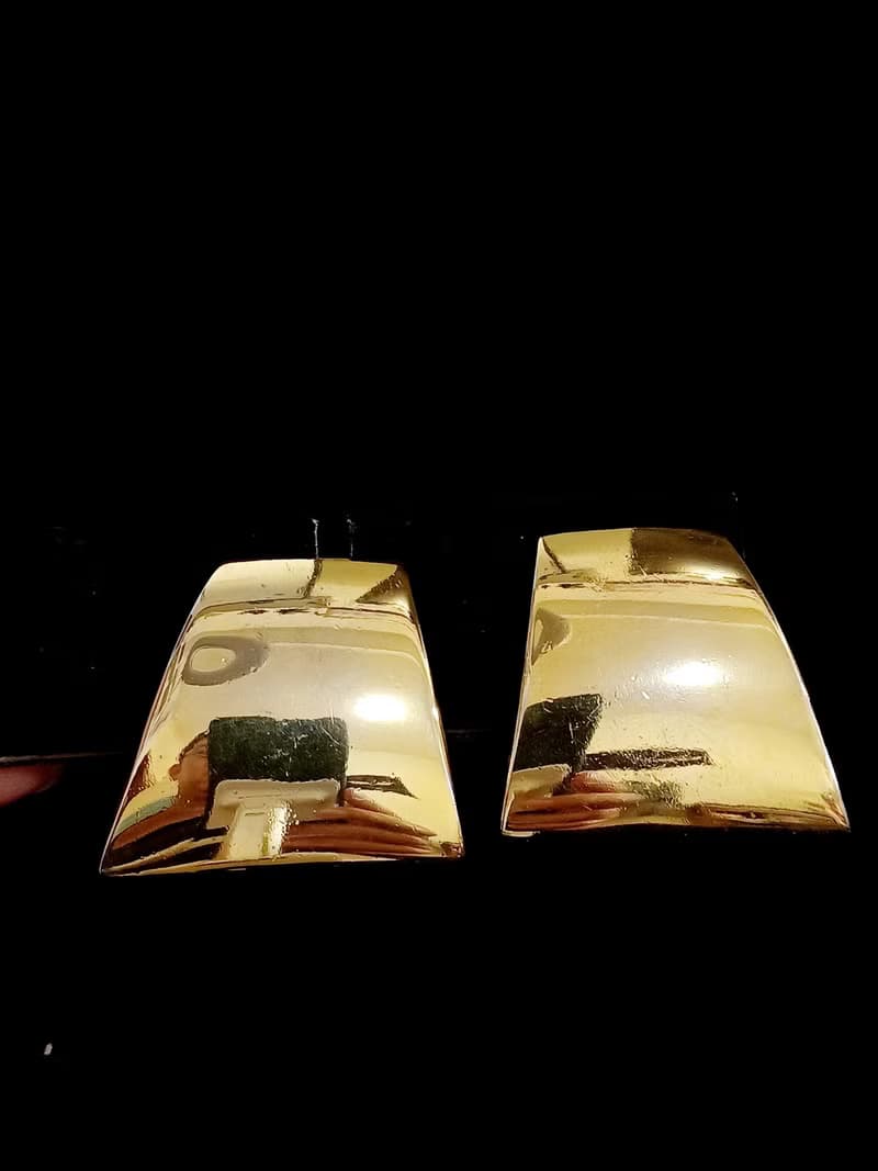 vintage jewelry  古董夾式耳環  梯形