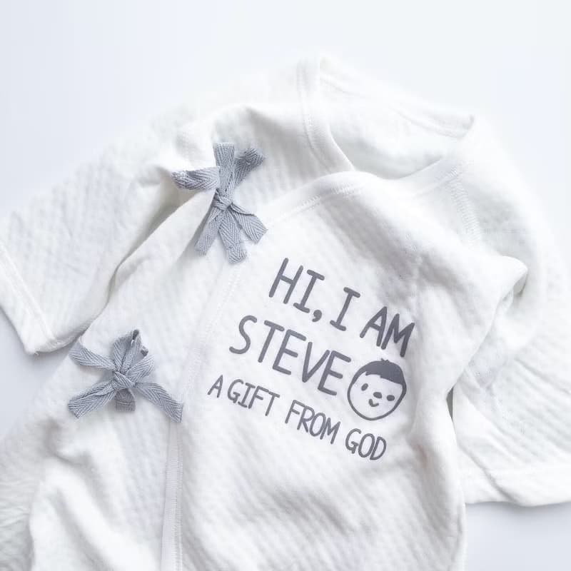 (1日寄)Gift from god 上帝の禮物 有機棉新生兒蝴蝶衣 彌月