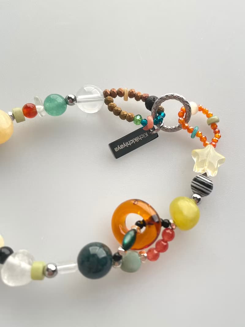 Artichoke Green Gemstone Bracelet 034