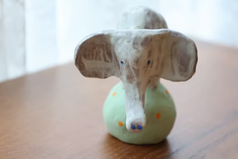 【聖誕節禮物】頑皮大象雕塑擺飾B