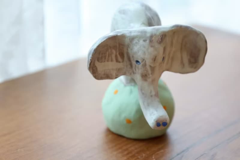 【聖誕節禮物】頑皮大象雕塑擺飾B