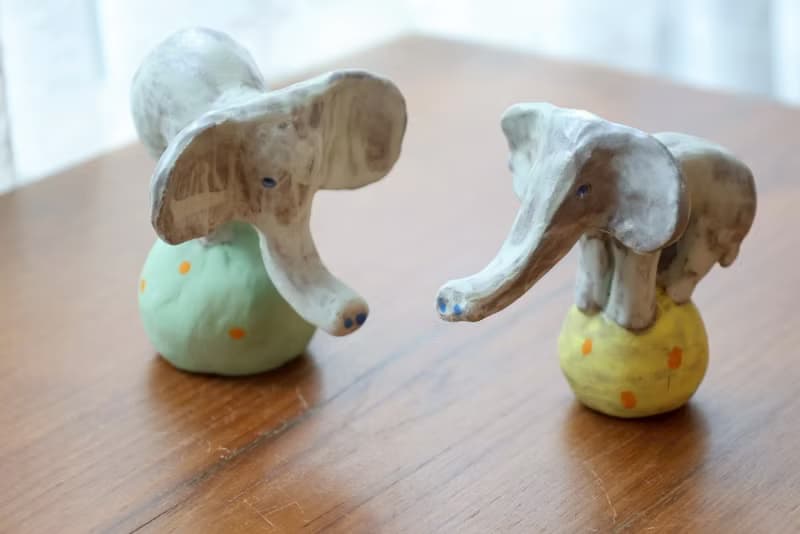 【聖誕節禮物】頑皮大象雕塑擺飾B