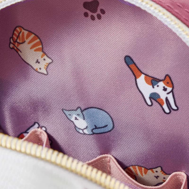 【貓部】插畫師平澤南設計手提刺繡風格收納袋