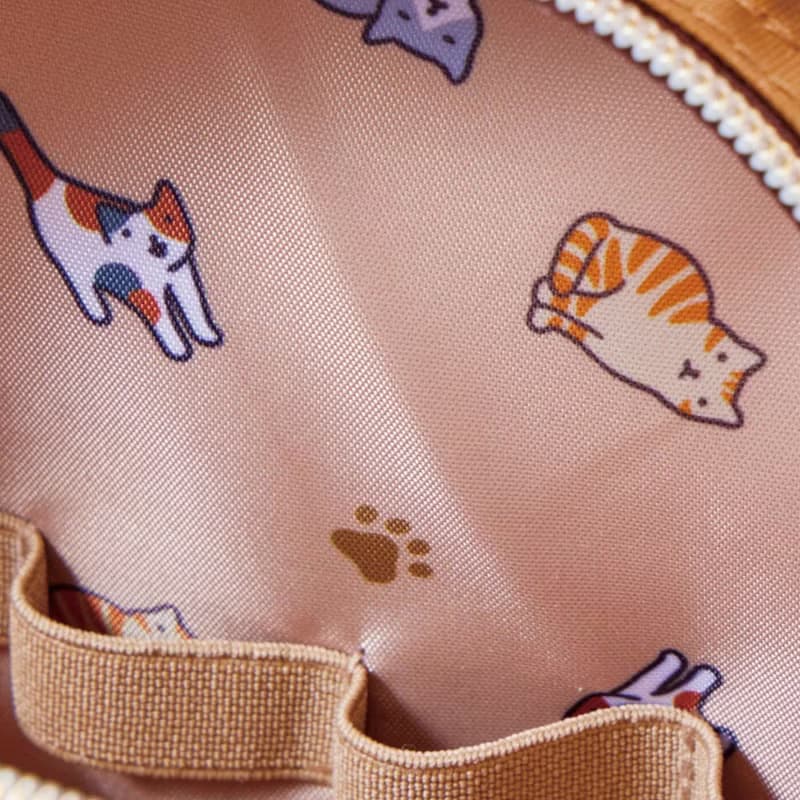 【貓部】插畫師平澤南設計手提刺繡風格收納袋