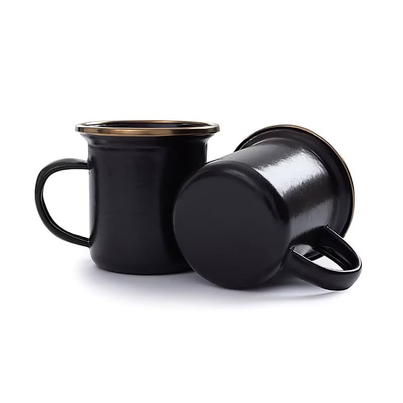 【兩入一組】Barebones CKW-344 迷你琺瑯杯組 / 炭灰(4oz)