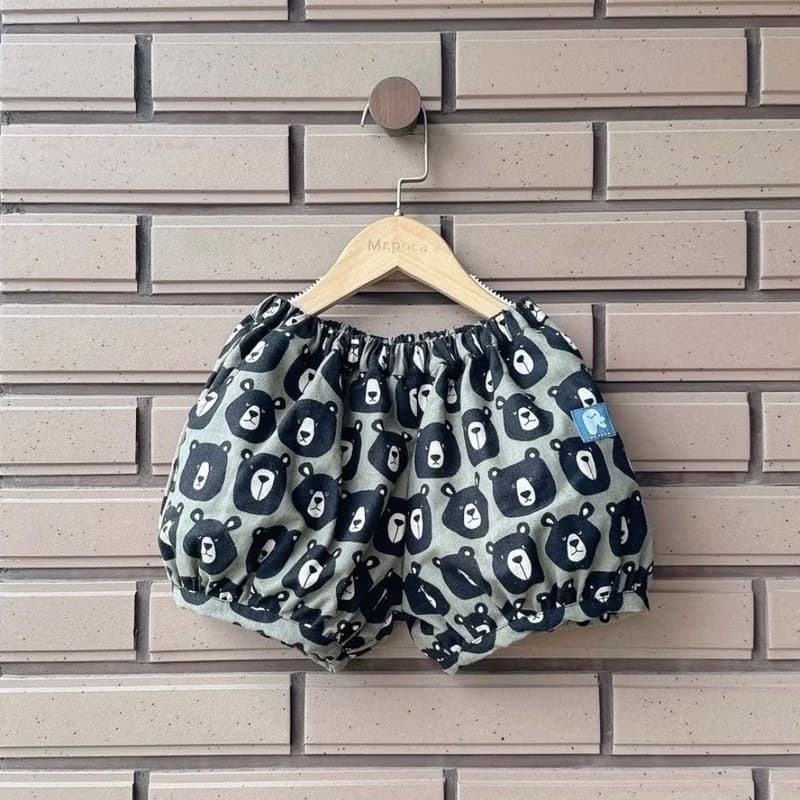 京都熊 灰 - 冬瓜短褲