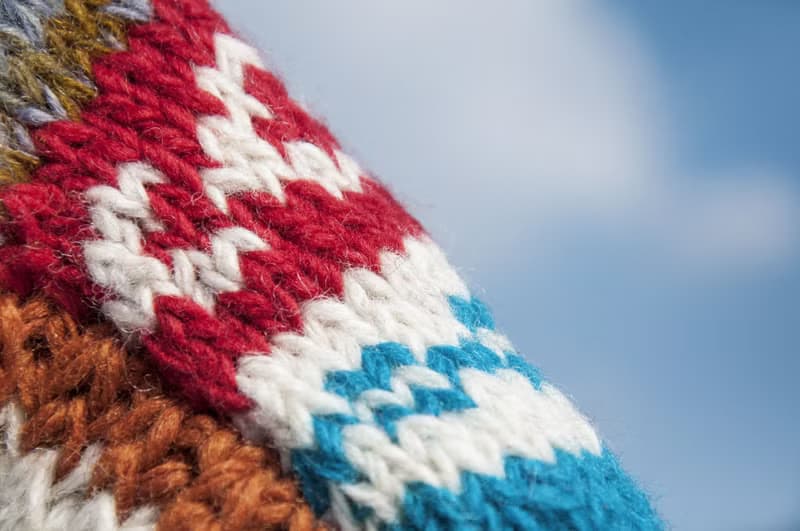 歐洲風鉤織襪 手織純羊毛針織襪/內刷毛條紋襪/羊毛鉤織長襪/保暖毛襪 聖誕禮物 情人節禮物 交換禮物 生日禮物-栗子蛋糕