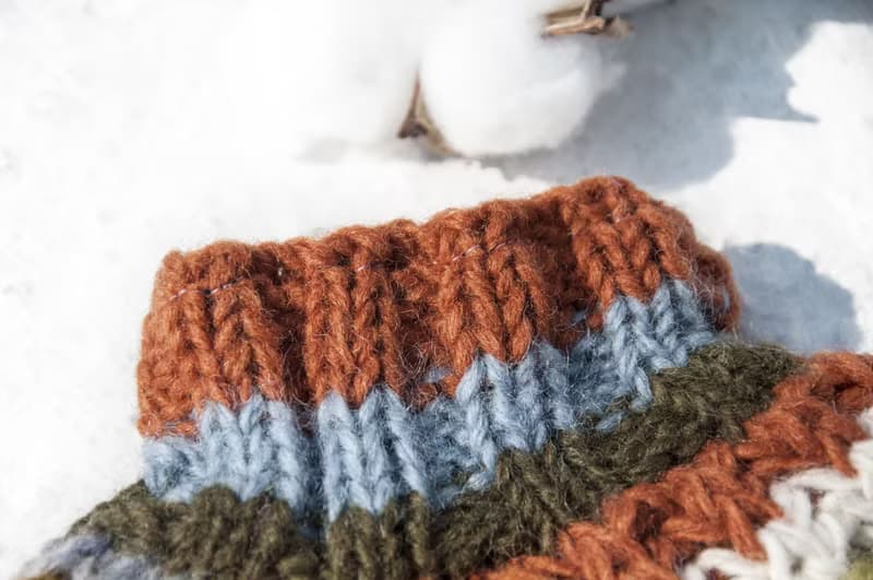 歐洲風鉤織襪 手織純羊毛針織襪/內刷毛條紋襪/羊毛鉤織長襪/保暖毛襪 聖誕禮物 情人節禮物 交換禮物 生日禮物-栗子蛋糕