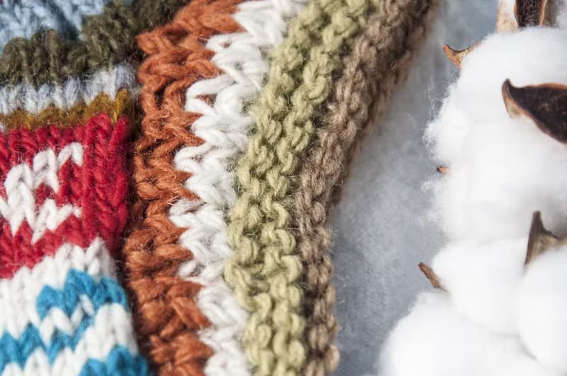 歐洲風鉤織襪 手織純羊毛針織襪/內刷毛條紋襪/羊毛鉤織長襪/保暖毛襪 聖誕禮物 情人節禮物 交換禮物 生日禮物-栗子蛋糕