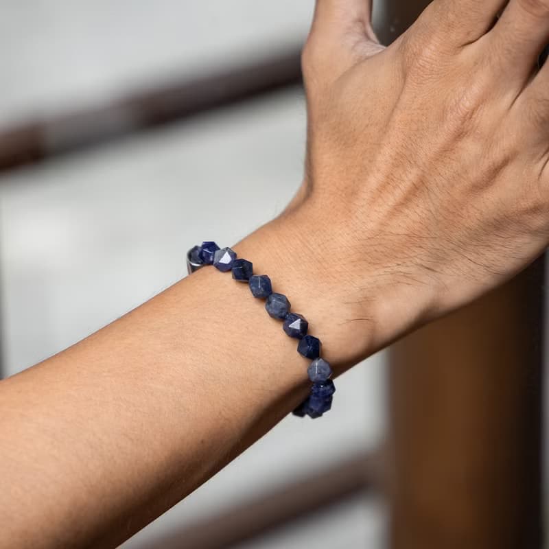 【NOUVELLE】SnapEase | 切角藍紋石手鏈