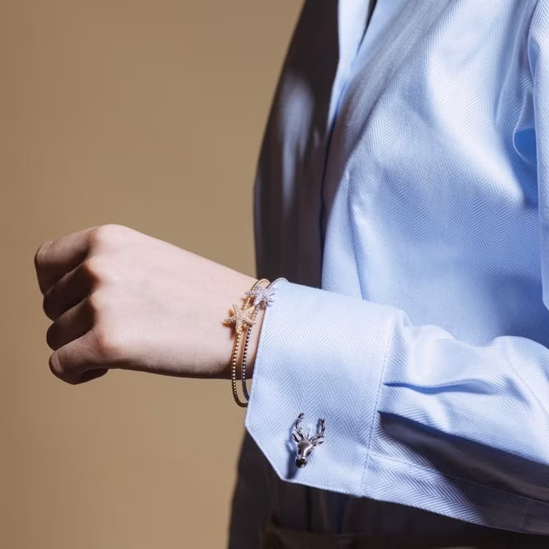 海女系列 金/銀色 海星手鐲
