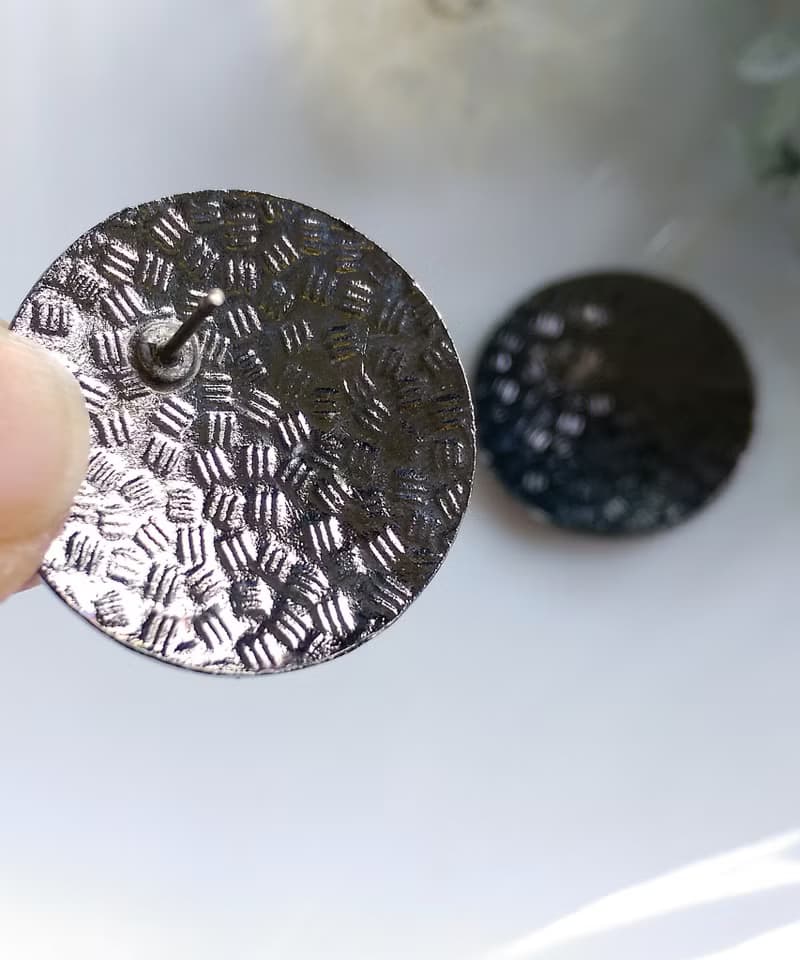 Vintage Jewelry 西洋古董飾品 景泰藍 紅髮 人物 針式耳環