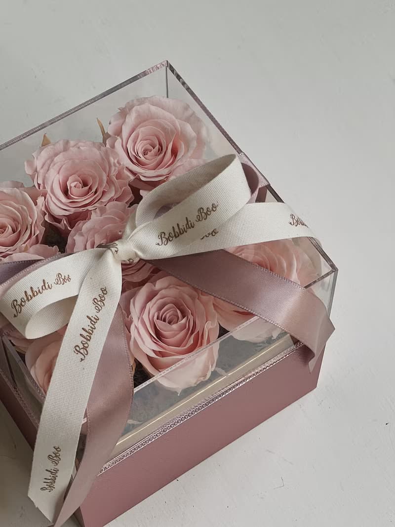 【永生玫瑰花花盒】• 情人節禮物/生日禮物/永生花/永生玫瑰花