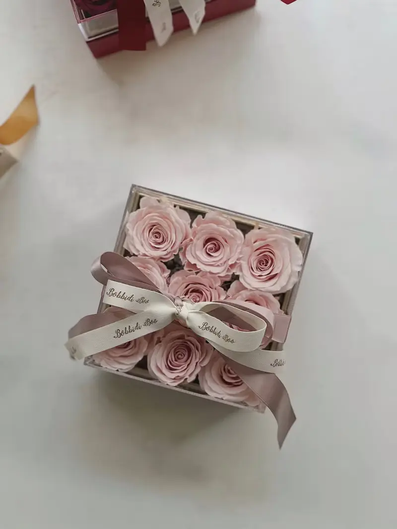 【永生玫瑰花花盒】• 情人節禮物/生日禮物/永生花/永生玫瑰花