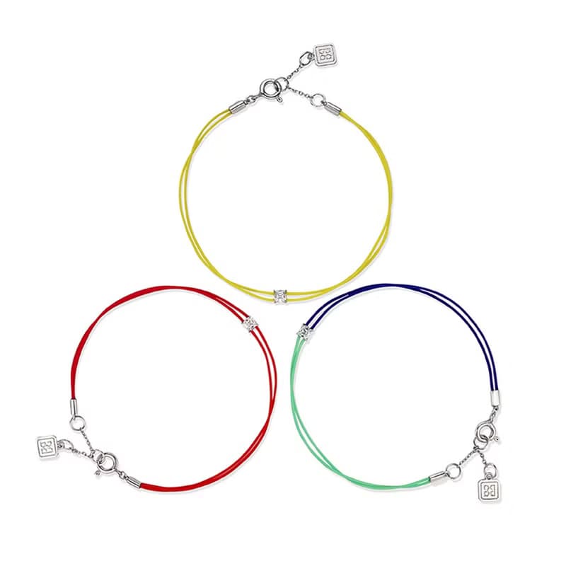 LA LIGNE ASSCHER FIL BRACELET YELLOW