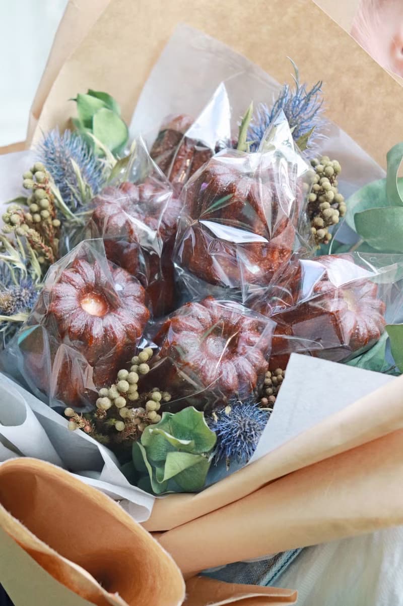 - 可麗露花束 - 乾燥花 x 甜點 花束 (台中可自取)