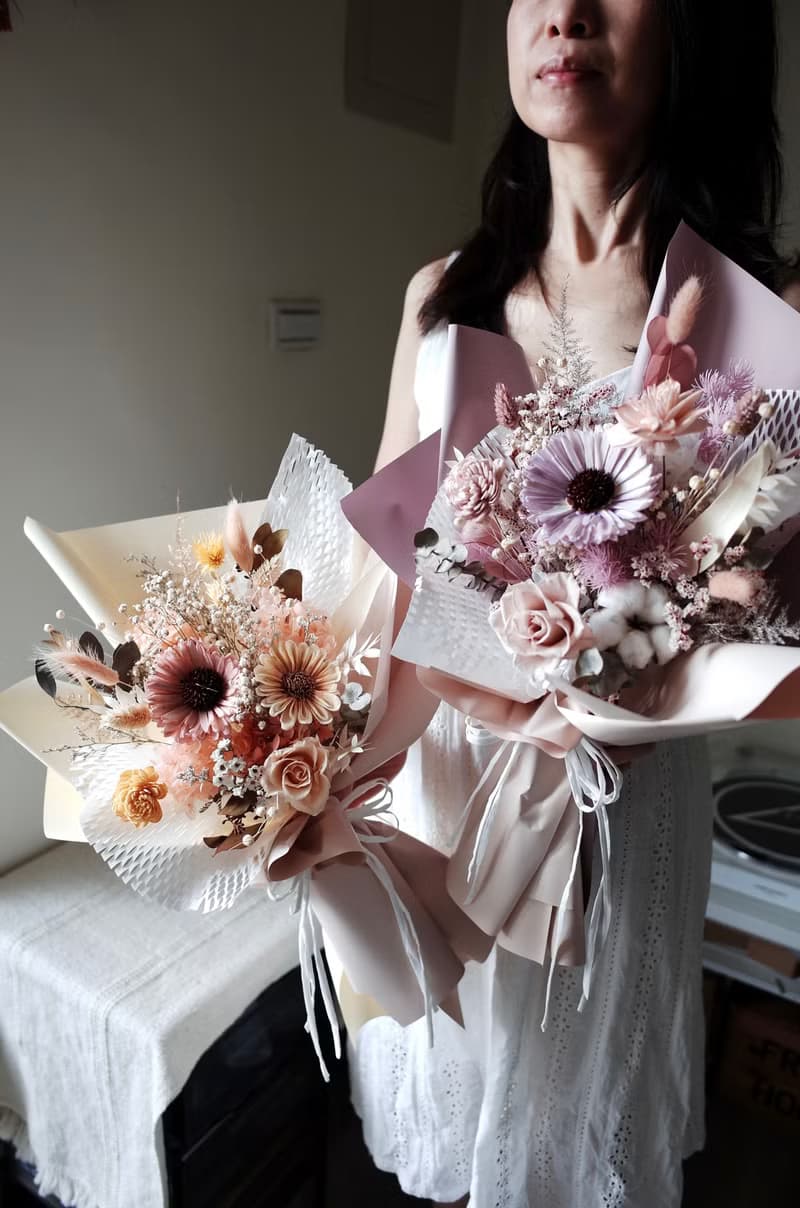 情人節花束 畢業花束 造型包裝花束 乾燥永生花束 快速出貨