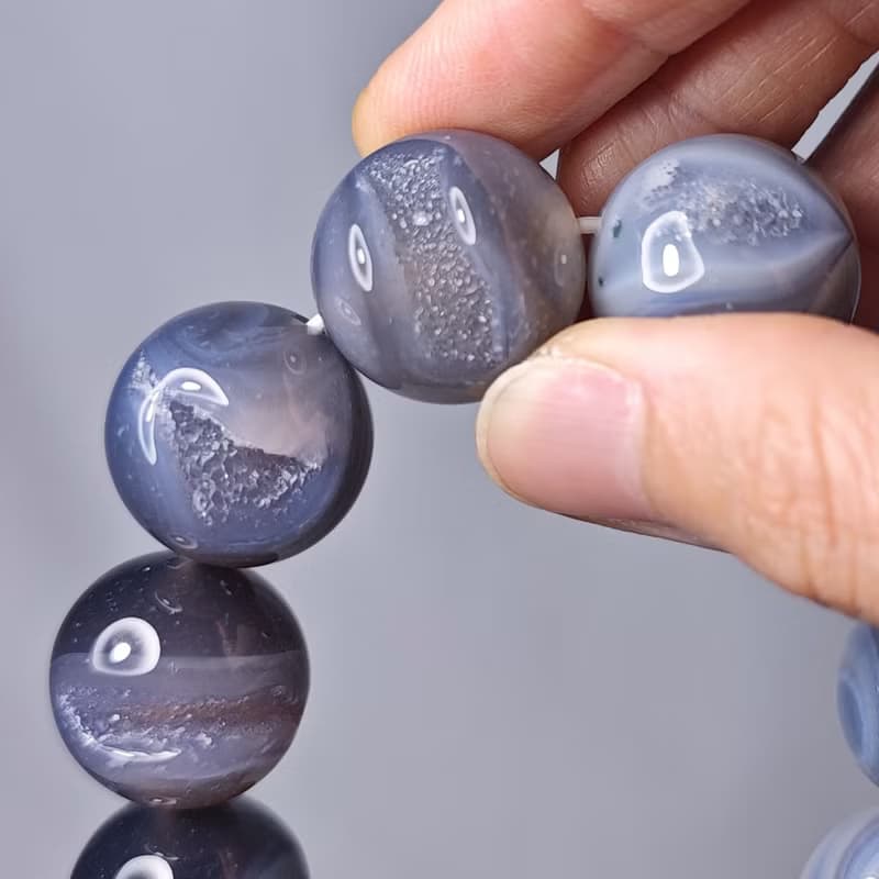 瑪瑙 玉瓍 微聚寶盆 黑白 事業 領袖 招財 手鍊 單品 禮物 收藏