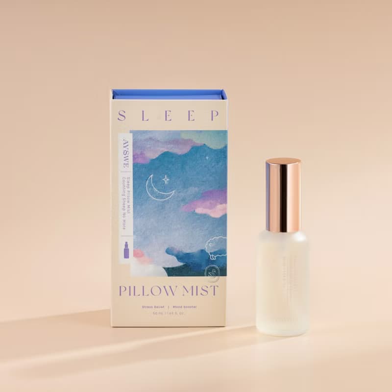 睡眠噴霧禮盒 50mL大容量枕香織品噴霧  - 舒緩好夢森林木質調