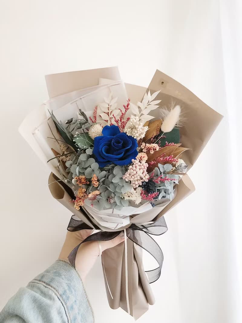 永生花 永生玫瑰花 乾燥花 情人節花束 拍照花束 畢業花束 紀念日