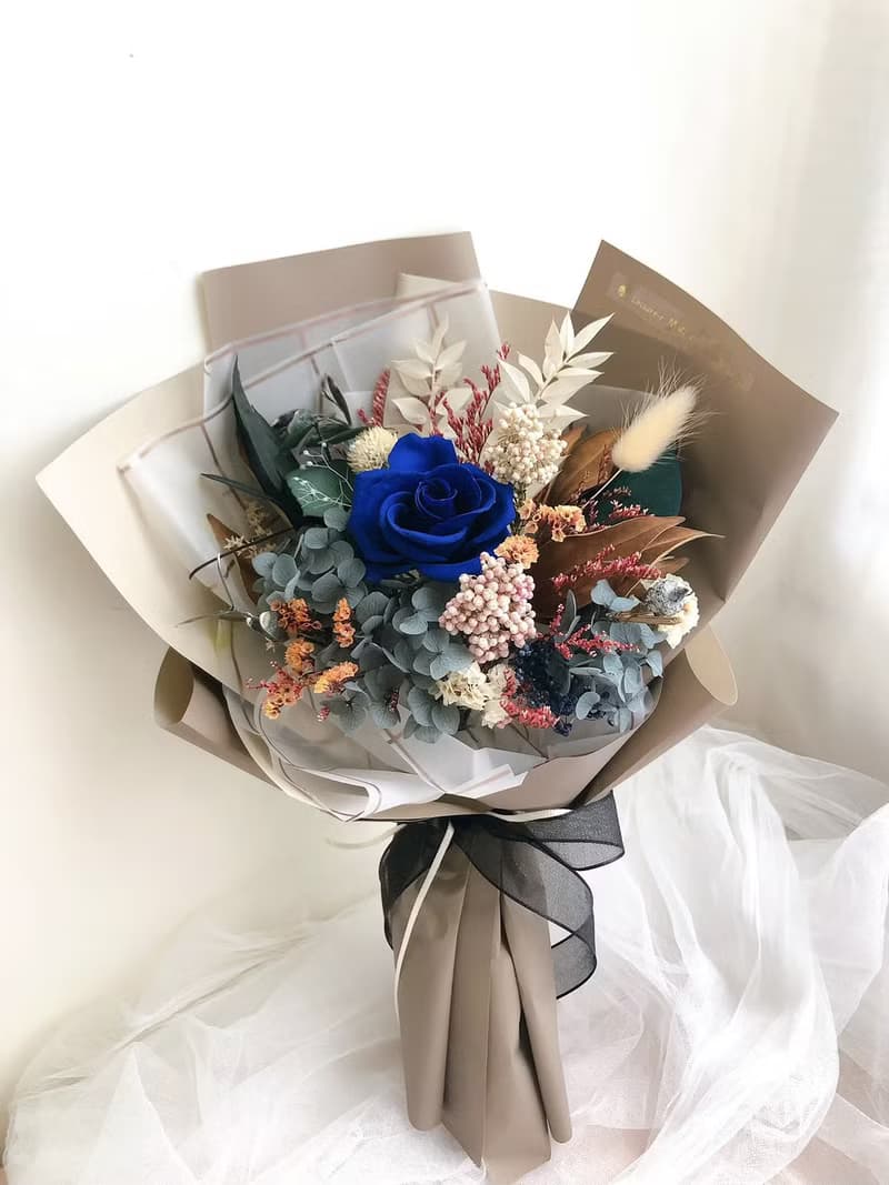 永生花 永生玫瑰花 乾燥花 情人節花束 拍照花束 畢業花束 紀念日