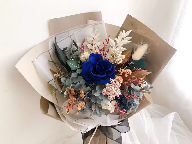 永生花 永生玫瑰花 乾燥花 情人節花束 拍照花束 畢業花束 紀念日