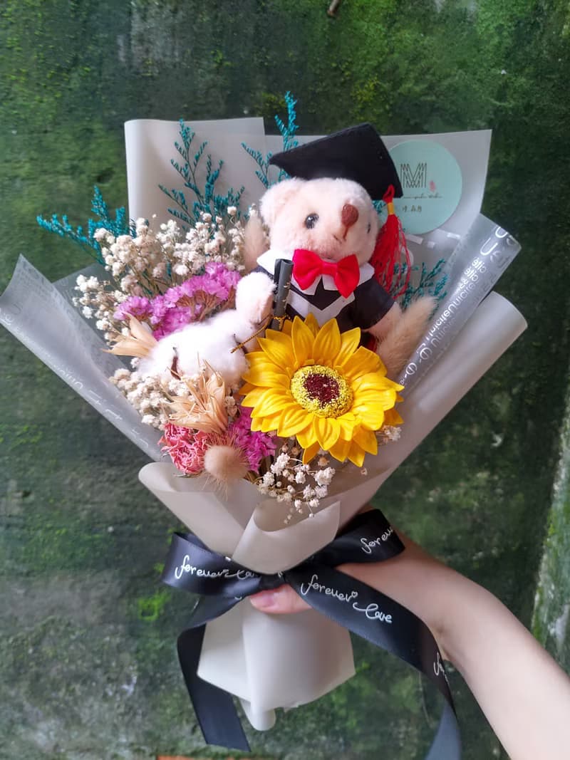 漫森態 花束 乾燥花 畢業花束