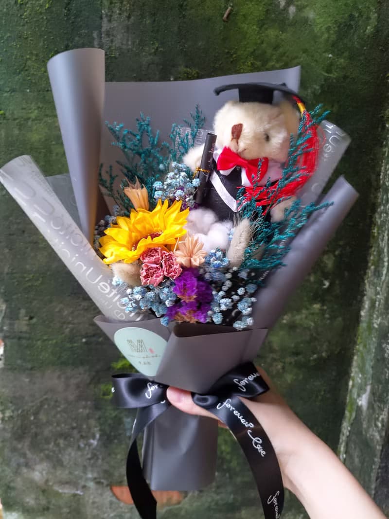 漫森態 花束 乾燥花 畢業花束
