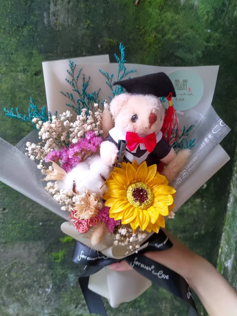 漫森態 花束 乾燥花 畢業花束
