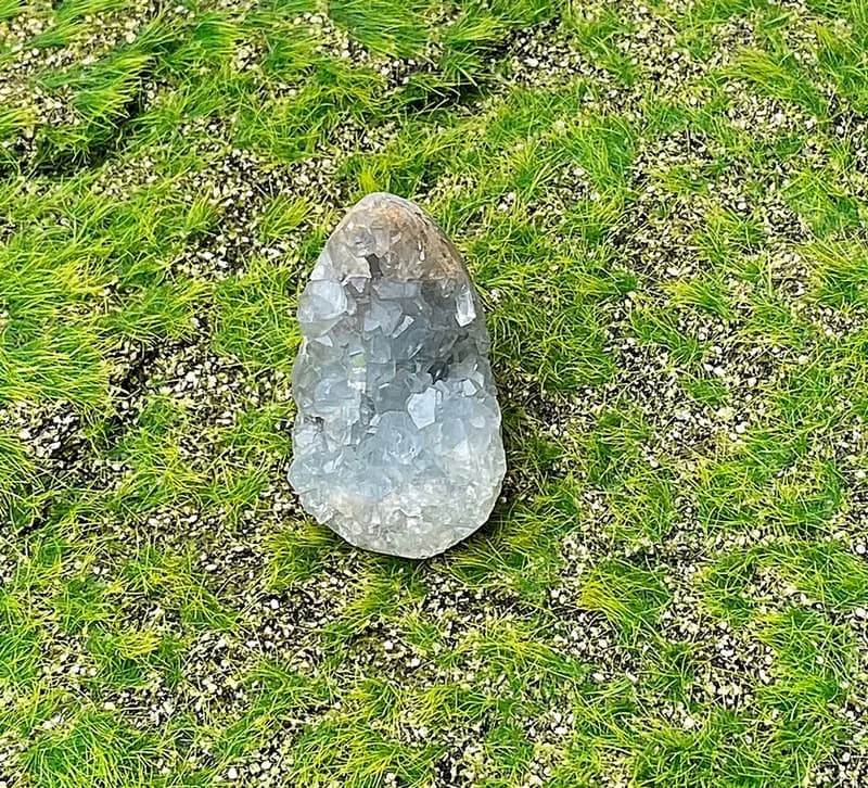天然原礦天青雨滴 天青石鎮 藍水晶 療癒 淨化 開運 快速出貨