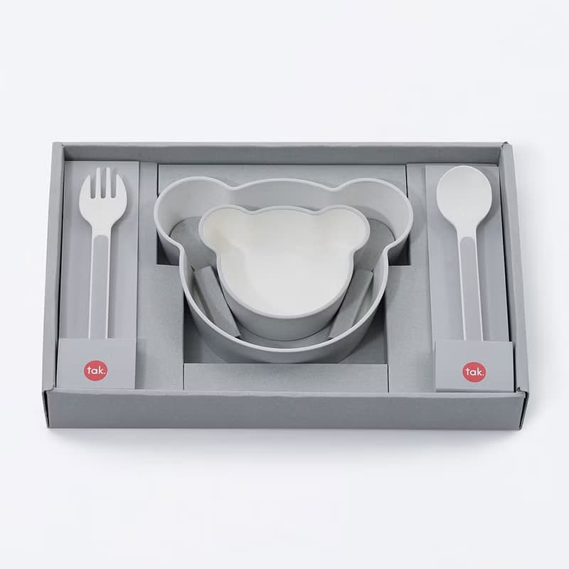 【Tak】Kids Dish小熊餐具輕量組(共四色)