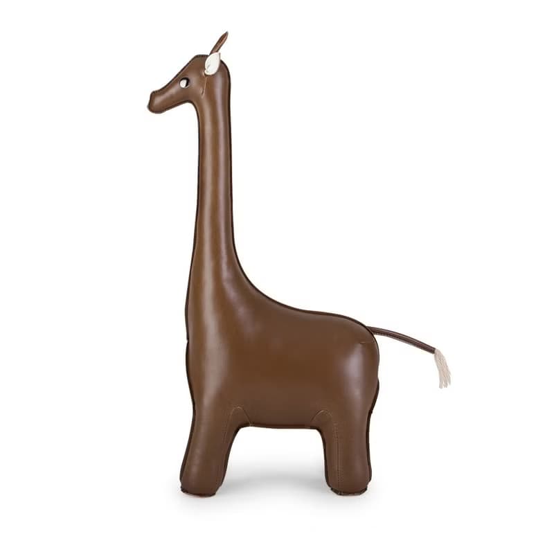 【書擋】長頸鹿 Giraffe 皮革動物擺飾  | 入厝禮物