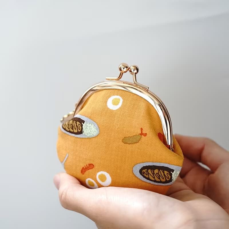 今晚吃咖哩小口金包/零錢包