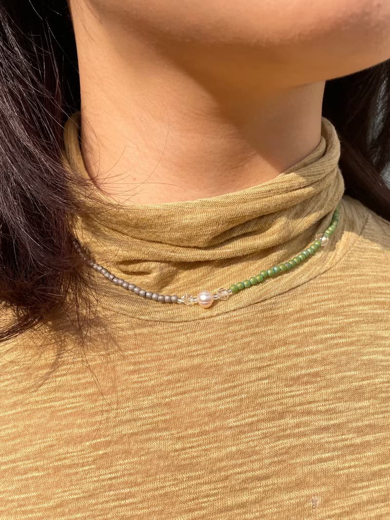 Fruit & Vegetable Collection - 024 Kiwi Pearl Necklace