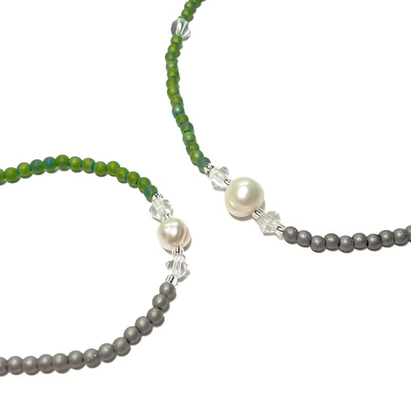 Fruit & Vegetable Collection - 024 Kiwi Pearl Necklace