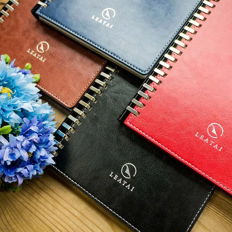 A5 抽取式仿皮革活頁筆記本-歲月靜好。純封面/封底