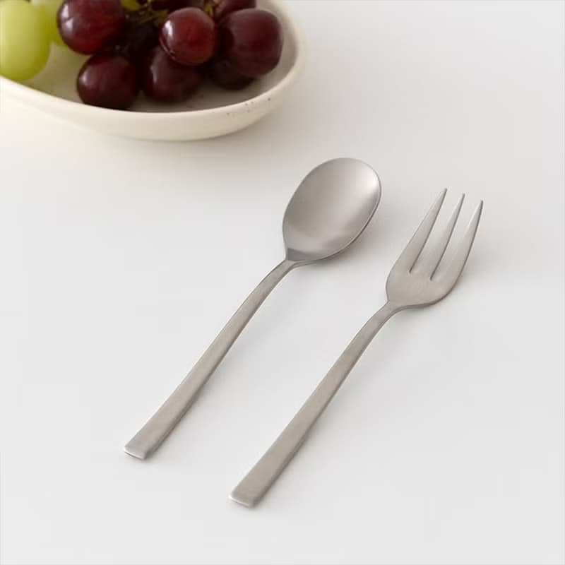 韓國304不銹鋼甜點餐具組-星光銀 湯匙 / 奶油刀 / 叉子 / 長匙