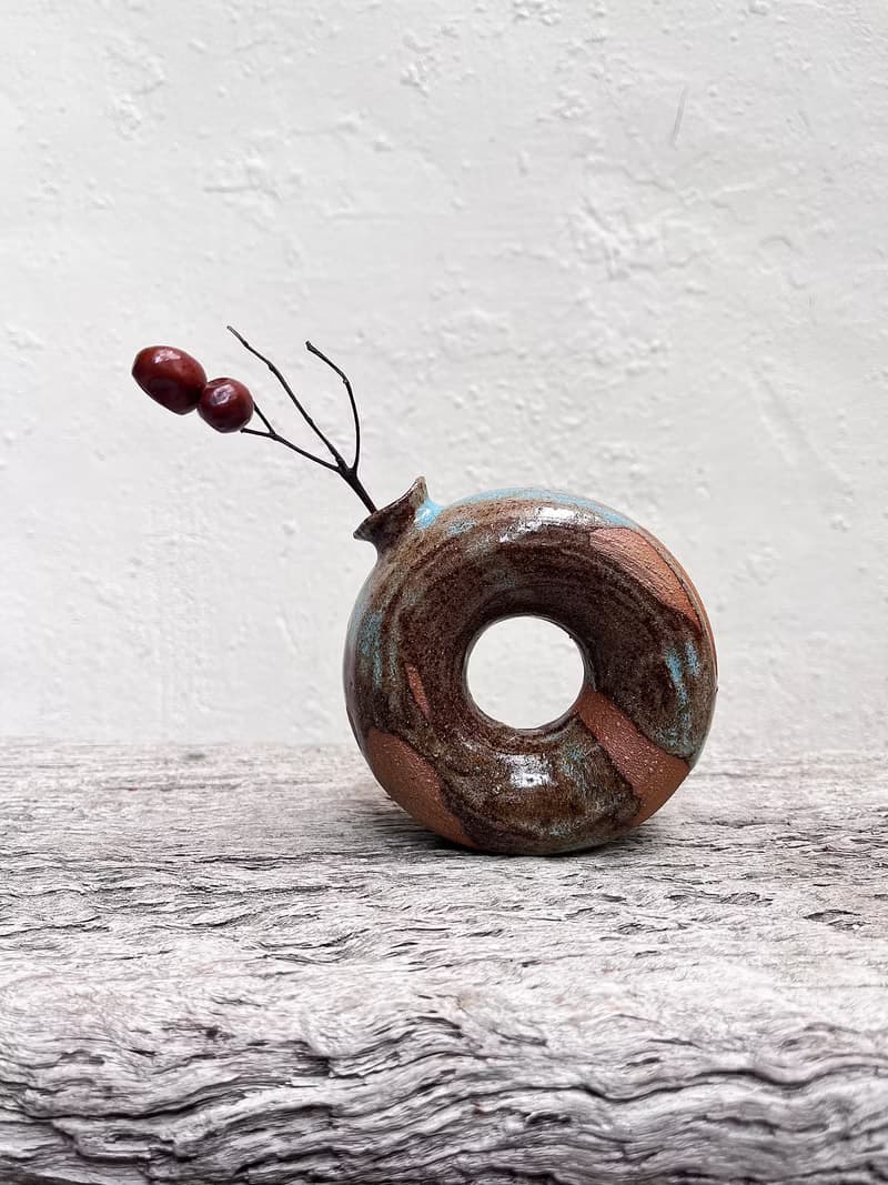 冷嵐 小甜甜圈 花器 花瓶 | 陶器皿