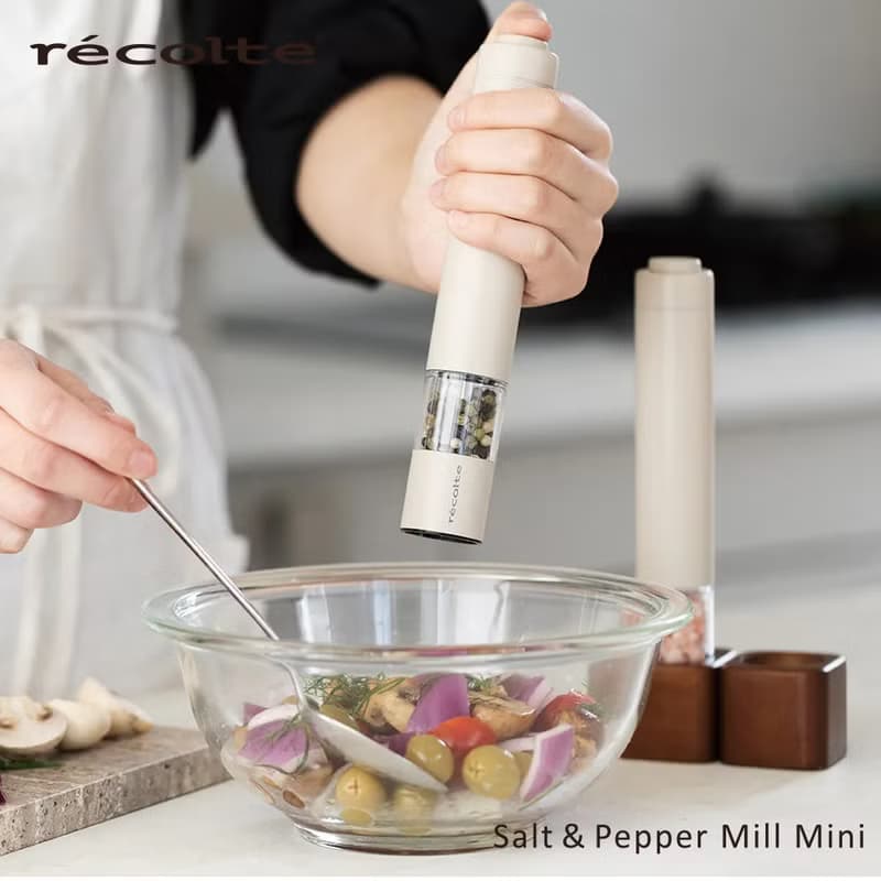recolte 日本麗克特 Salt & Pepper Mill Mini 電動研磨器 RMM-1