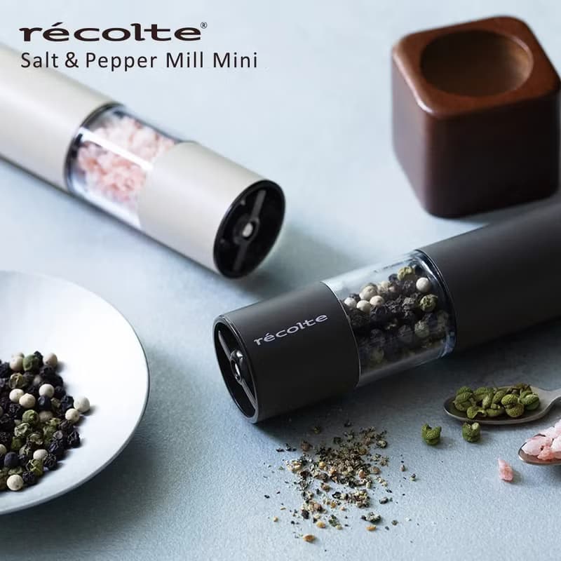 recolte 日本麗克特 Salt & Pepper Mill Mini 電動研磨器 RMM-1