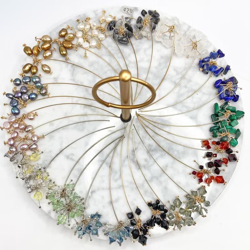 黑髮晶14kgf耳環 流星許願 情人節禮物 天然石耳環 改耳夾