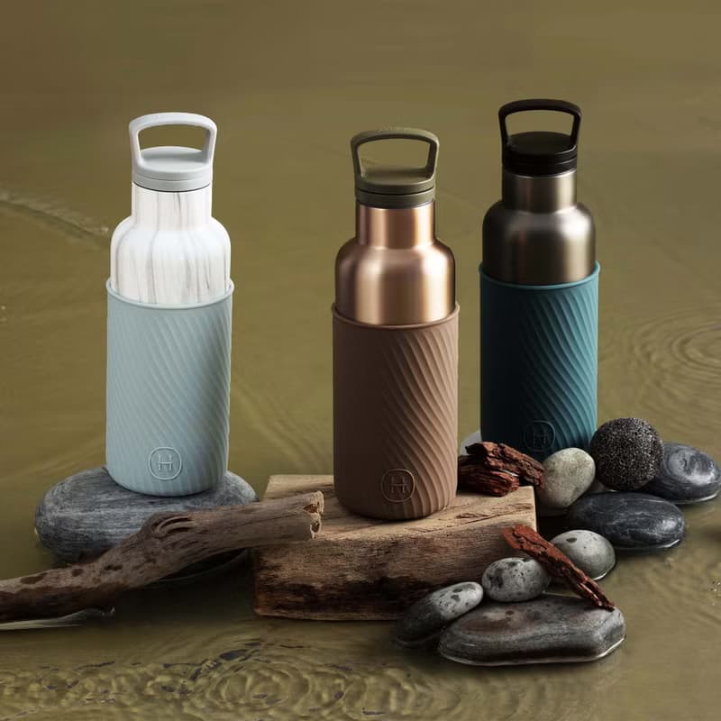 【生活美學】480ml 保溫瓶 | 冷杉瓶-荒野(水波紋)