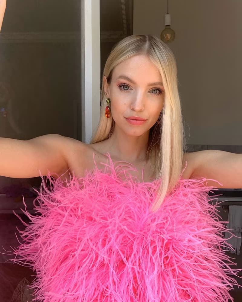 Aston shocking pink ostrich feather dress  for cocktail party dress