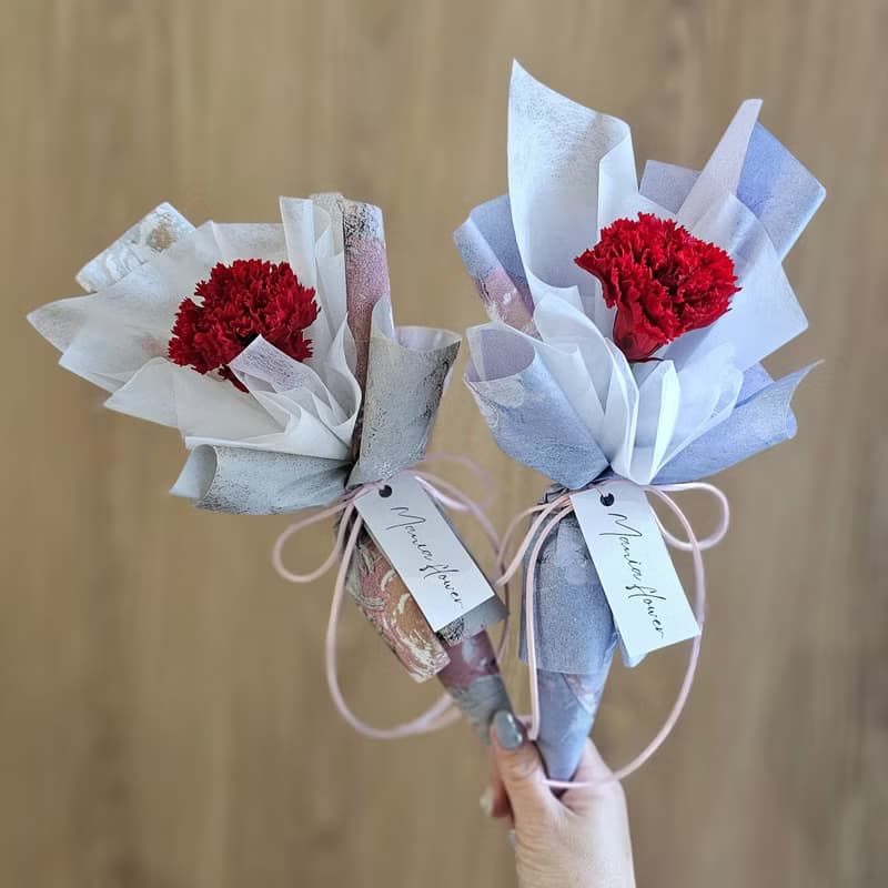 永生康乃馨花束/多色 快速出貨 現貨 母親節花束