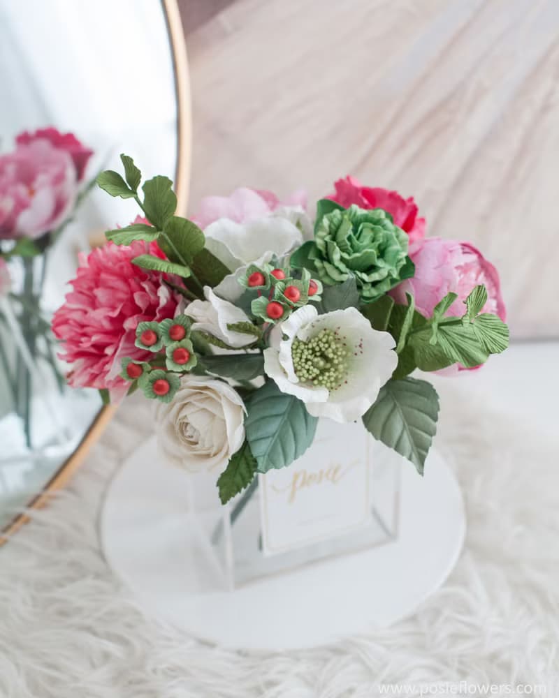 PINK BERRY |  Paris vase for Home Decoration